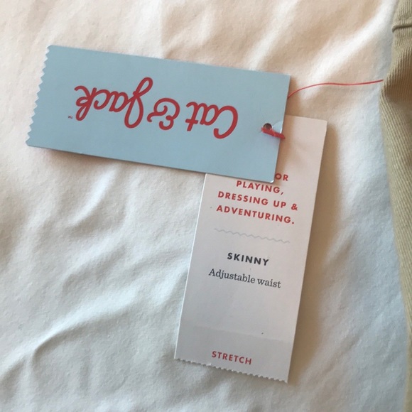 🌟NWT CAT AND JACK Girls Stretch Skinny Khakis - Picture 5 of 8